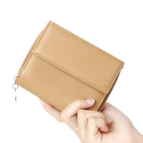 Royal Bagger Portable Trifold Short Wallets, Genuine Leather Coin Purse, Fashion Multiple Slot Card Holder 1869