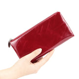 Royal Bagger Long Wallets for Women Genuine Cow Leather Large Capacity Card Holder Fashion Vintage Coin Purse Clutch Wallet 1559